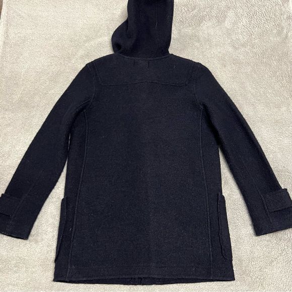 Ralph Lauren Denim & Supply pea coat jacket Womens small black 100% wool Toggle - Picture 5 of 7